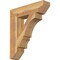 Ekena Millwork Balboa Slat Rough Sawn Bracket, Western Red Cedar, 6"W x 26"D x 30"H BKT06X26X30BOA06RWR - alternate 1